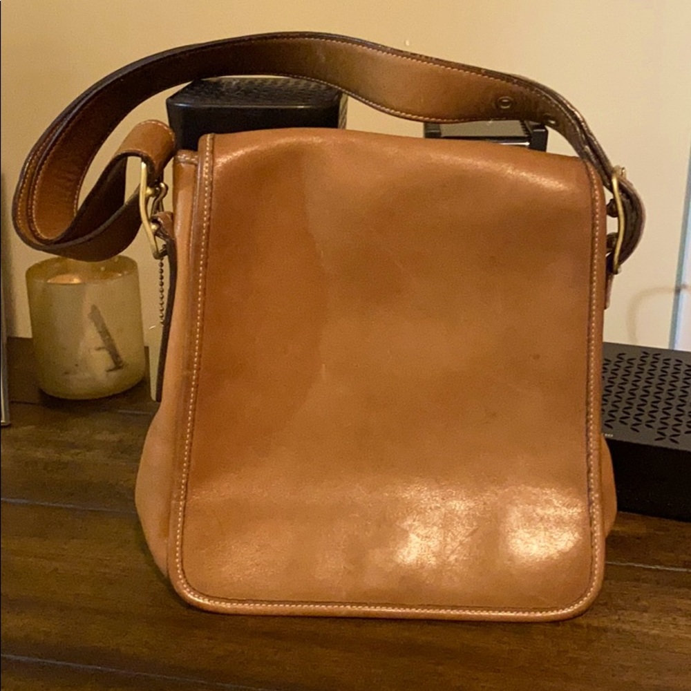 Tan crossbody bag